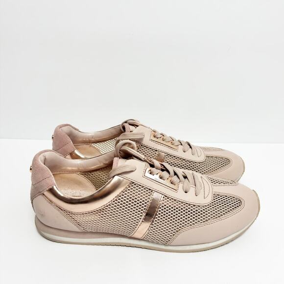Michael Michael Kors Maggie Trainer Pink Mesh Shoes Size 9.5 - Picture 9 of 9